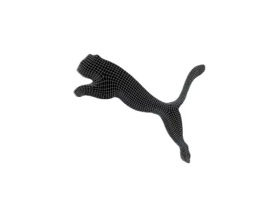 Puma Logo 02 Free low-poly 3D model