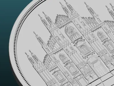 Amulet Coin 3D print model