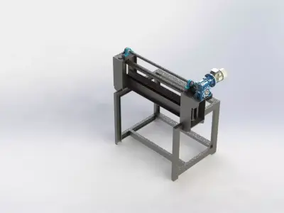bending radius machine 3D model