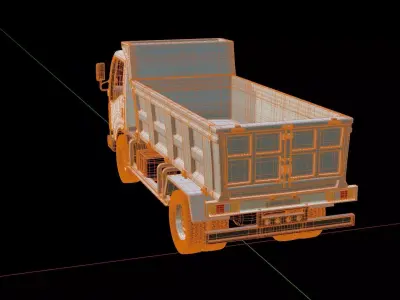 Isuzu Elf DumpTruck 3D model