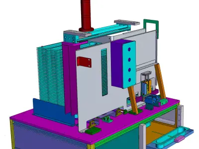 Packaging box separation equipment 3D model