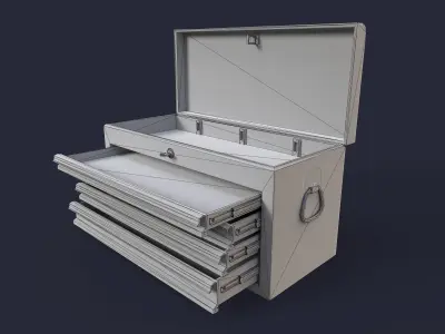 Tool box Low-poly 3D model purchase