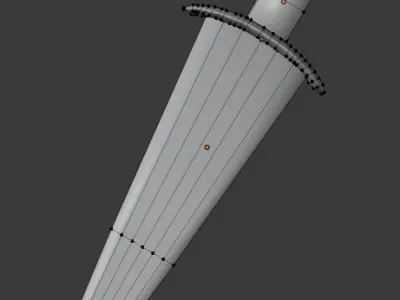 Cinquedea Sword 3D model