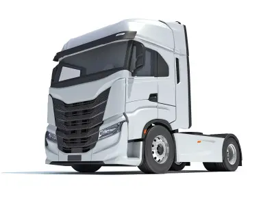 Generic Semi Truck 3D model buy