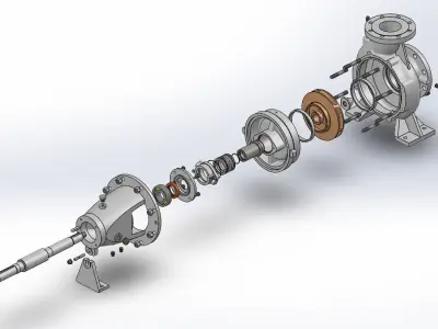 Water Pump 3D model from CGTrader