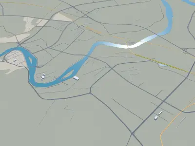 Liling Zhuzhou Hunan China 15km Free low-poly 3D model