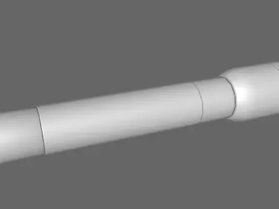 Flash Light Lamp Free 3D model
