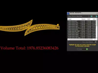 Diamond Bracelet - 008 3D print model