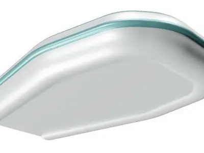 Inflatable Rubber Boat 3D model