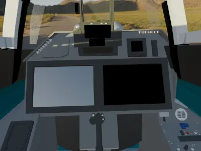 Su-27 Flanker Low-poly 3D model