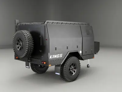 Off Road Camper Trailer Adventure Kings MT1(1) 3D model
