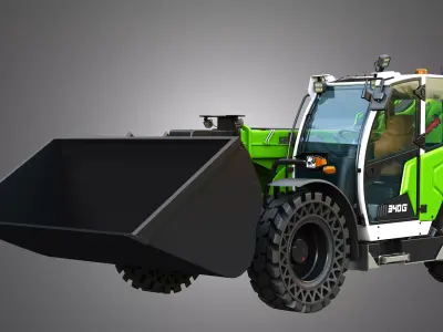 340G Telehandler 3D model