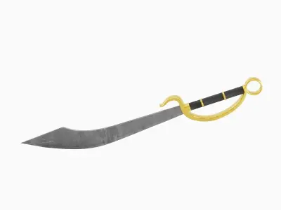 Fantasy Sword 01 3D model