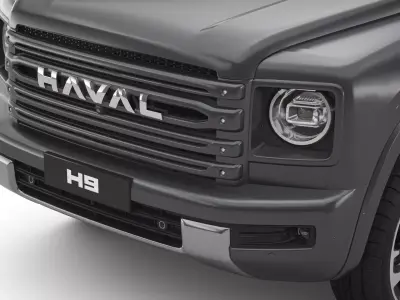 2026 GWM Haval H9 with Interior  3D model