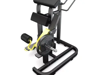 Technogym - Plate Loaded - Standing Leg Curl 3D model