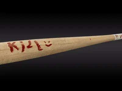 Baseball Bat - 3D Model Low-poly 3D model