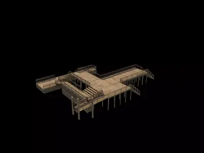 Modular Dockyard 3D model