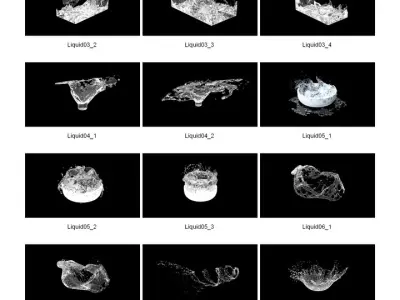 Dosch 3D - Liquid Effects 3D model