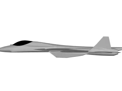 Sukhoi Su-57 3D model get