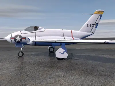 Northrop X-4 Bantam 3D model