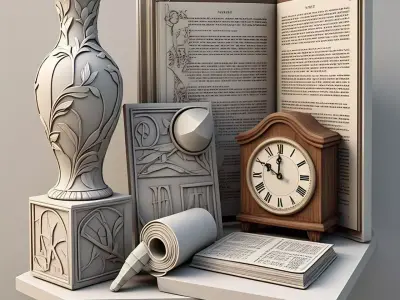 Antique Clock  3D print model