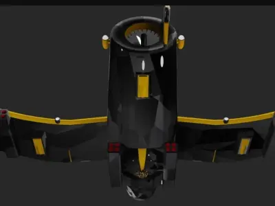 Battle starship 3D model