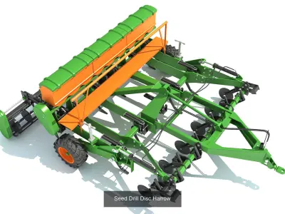 Farm Equipment Collection 3D Model Pack