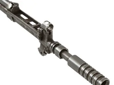  Soviet semi-automatic carbine 3D model