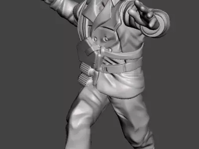 Bomber STL 3d print ready model  3D print model