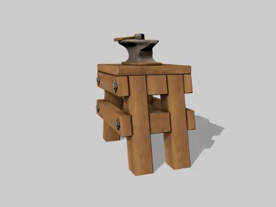 Anvil Hammer 3D model
