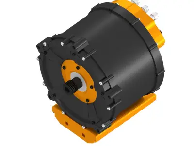 Automotive AC Electric Motor 3D model