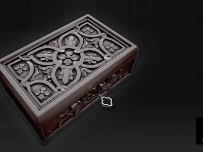 Jewelry Box 3D Model 3D model