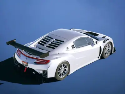 Honda NSX GT3 2019 Low-poly 3D model