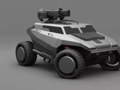 military vehicle Free 3D model