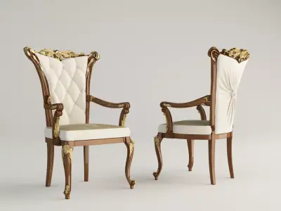 dining chairs classic 2 model 3D model