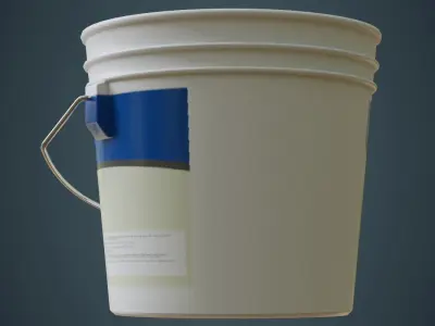 Paint Can 1A Low-poly 3D model