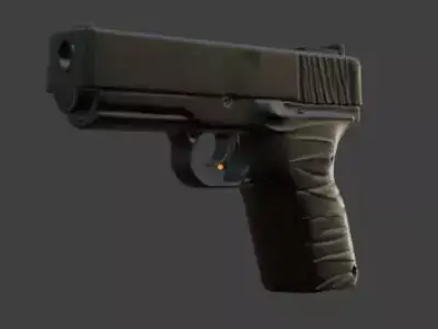  3D Pistol Model 3D model