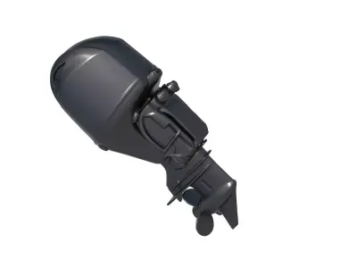 outboard engine stand - boat engine - Yamaha Outboard 3D print model