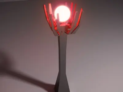 Magic Stands Monuments Low-poly 3D model