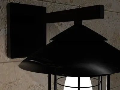  outdoor wall lights 3D model