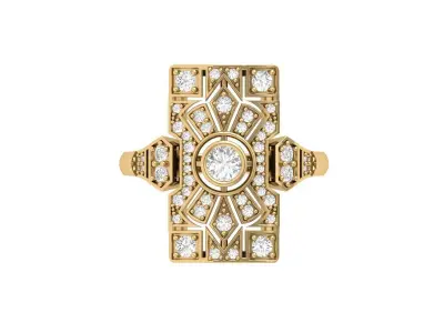 Wedding Ring  3D print model 209