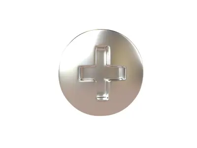 Screw v1 001 Low-poly 3D model