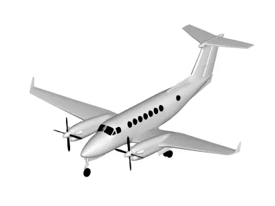 Beechcraft Super King Air 3D model