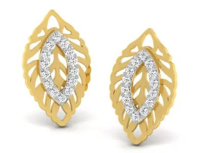 Women Earring 3D print model 2