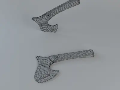 Hunter Axe 3D model