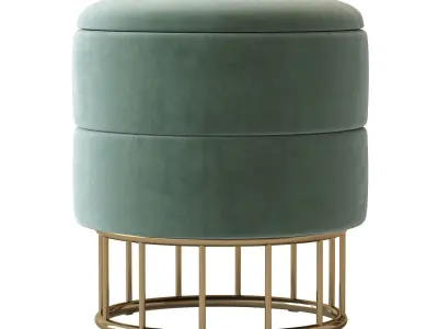 Pouf  Halmar Minty 3D model