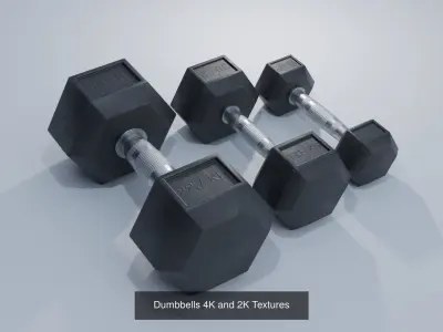 Gym Equipment 3D Model Pack