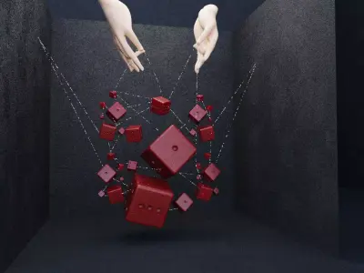 dice with your hands 3D model