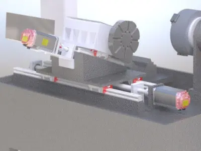 2 Axis CNC machine Free 3D model