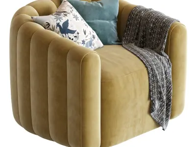 Fitz Swivel Chair 3D model purchase